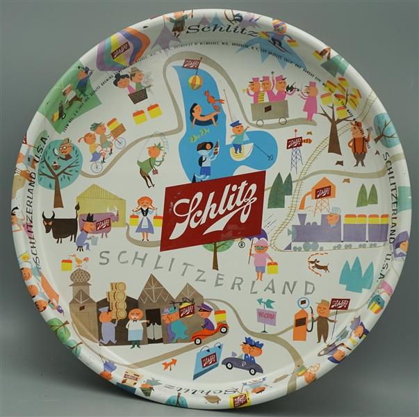 Schlitz Schlitzerland USA tray