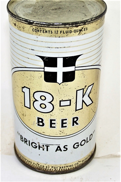  18-K "Bright As Gold" Flat Top, 59-16