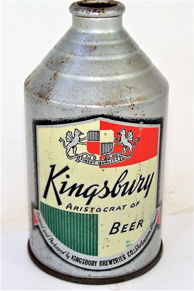  Kingsbury "Aristocrat of Beer" Non-IRTP Crowntainer, 196-15