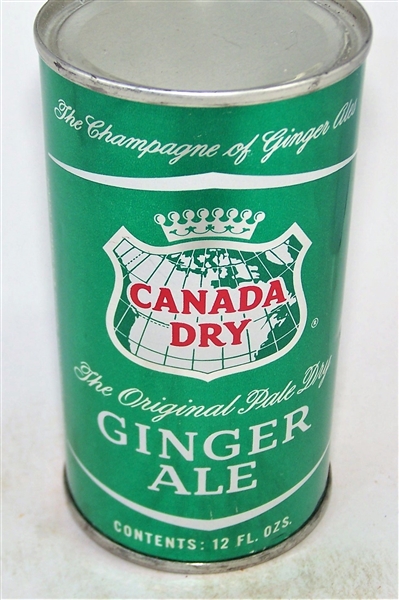  Canada Dry Ginger Ale Pre-Zip Flat Top