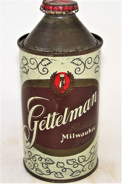 Gettelman Rathskeller Milwaukee Cone Top, 164-24