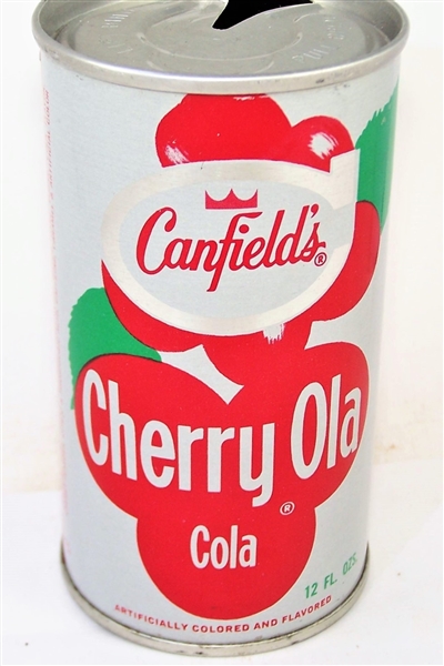  Canfields Cherry Ola Fan Tab Soda Can, Zip Code.