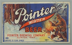 Pointer Winter Beer bottle label