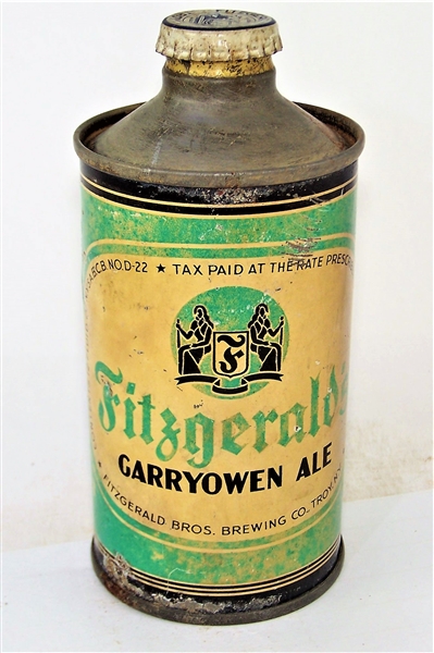  Fitzgeralds Garryowen Ale J-Spout Cone Top, 163-02