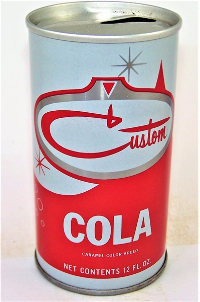  Custom Cola Tab Top Soda Can.