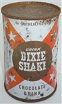 Dixie Shake Chocolate Drink flat top - pre-zip