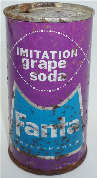 Fanta Imitation Grape Soda flat top - pre-zip