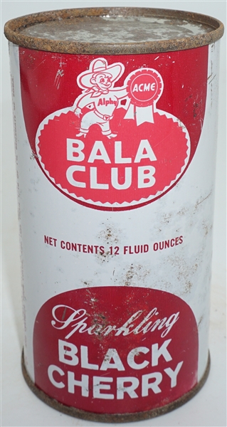 Bala Club Sparkling Black Cherry Soda flat top - pre-zip