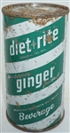Diet Rite Ginger Flavored Beverage flat top - pre-zip