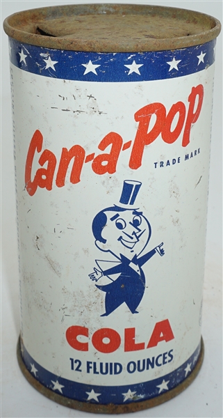 Can-a-Pop Cola flat top - pre-zip