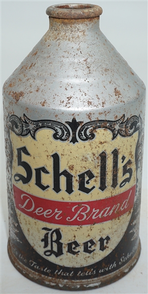 Schells Deer Brand Beer crowntainer