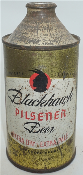 Blackhawk Pilsener Beer cone top 152-29