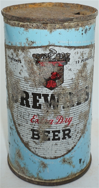 Drewrys Extra Dry Beer flat top - powder blue character series can
