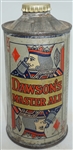 Dawsons Master Ale LP cone top 158-24 - playing card