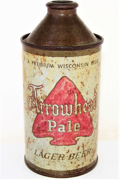  Arrowhead Pale Lager Non-IRTP Cone Top, 150-21 Rare!
