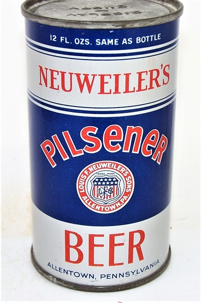  Neuweilers Pilsener IRTP Opening Instruction Display Empty Flat Top, USBC-OI 568