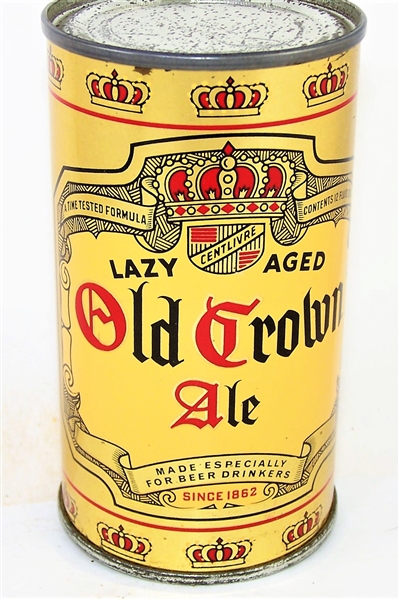  Old Crown Ale Opening Instruction Flat Top, USBC-OI 588 Delicious!