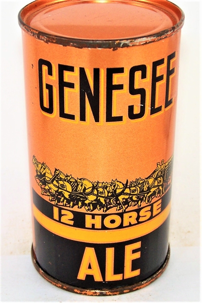  Genesee 12 Horse Ale Opening Instruction Flat USBC-OI 324