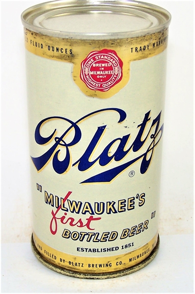  Blatz "Milwaukees First Bottled Beer" 39-10