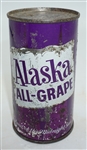  Alaska All-Grape flat top soda can - pre-zip
