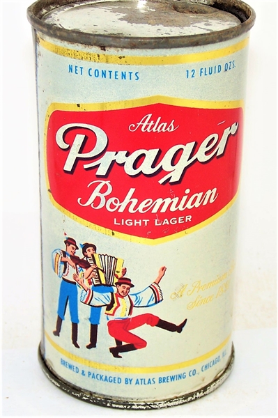  Atlas Prager Bohemian (Gold Trim) Flat Top, 32-26