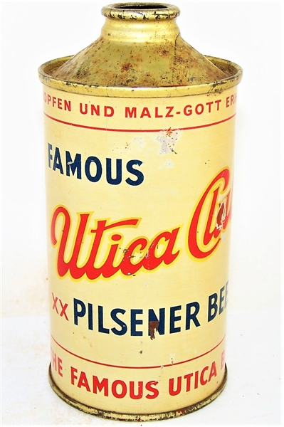  Utica Club Pilsener Low Pro Cone Top, 188-04