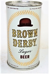  Brown Derby Lager Flat Top (Grace Bros.) 42-22