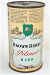  Brown Derby Pilsner Opening Instruction Can, USBC-OI 136