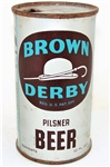  Brown Derby Pilsner Opening Instruction Can, USBC-OI 130