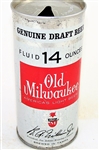  Old Milwaukee (1966) Metallic Silver 14 Ounce Tab Top, Vol II 158-26 Tampa
