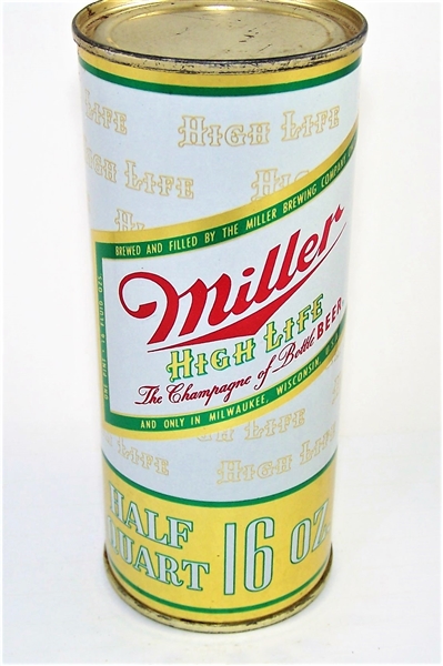  Miller High Life 16 Ounce Flat Top, 232-23