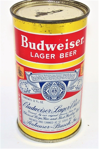  Budweiser Lager (2 City) Bank Top, 44-08
