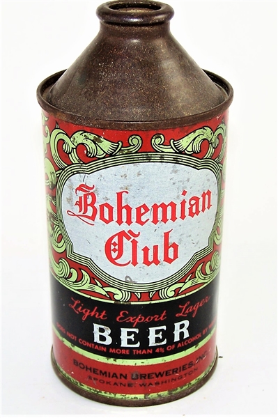  Bohemian Club Non-IRTP Cone Top 154-08