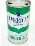 American Dry Ginger Ale Pre-Zip Code Flat Top Soda Can