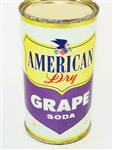  American Dry Grape Soda Pre-Zip Code Soda Flat Top.