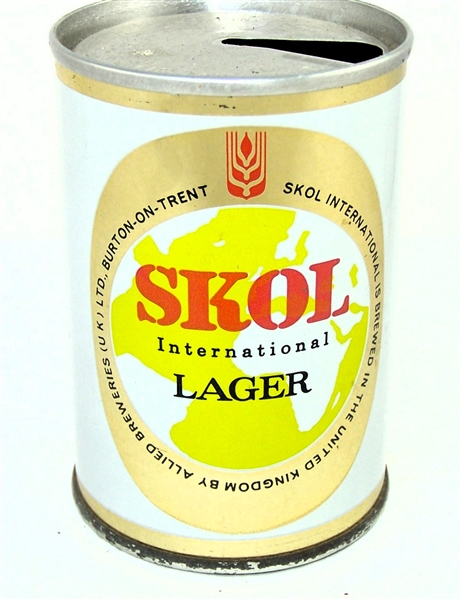 Skol International Lager United Kingdom 9 2/3 Ounce Tab Top, Not Listed