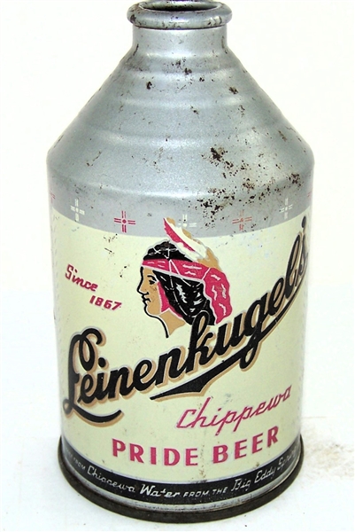  Leinenkugels Chippewa "Pride Beer" Crowntainer 196-28 Tough!!