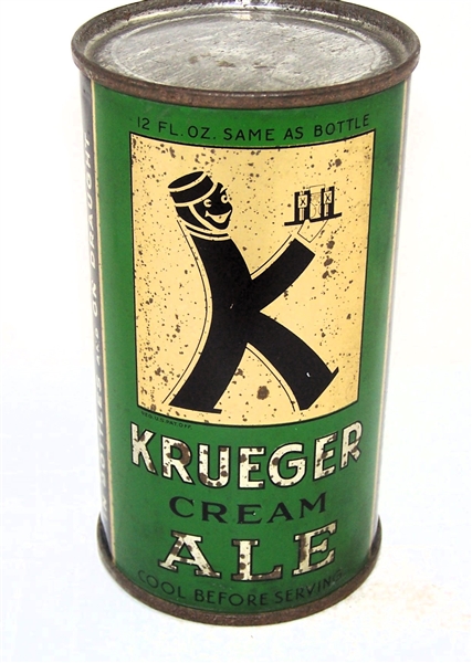  Krueger Cream Ale Opening Instruction Flat Top, USBC-OI 465