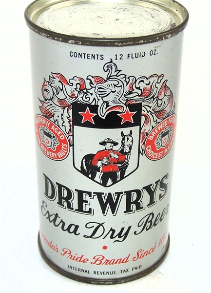  Drewrys Extra Dry Opening Instruction Flat Top, USBC-OI 206