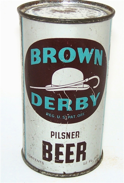  Brown Derby Pilsner Opening Instruction Can, USBC-OI 132