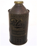  Blatz Pilsener Olive Drab withdrawn free Cone Top, 153-24