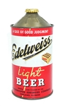  Edelweiss Light Beer quart cone - 207-13