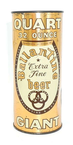  Ballantine Extra Fine Beer quart flat top - 237-1
