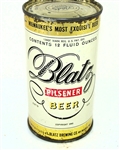  Blatz Pilsener (IRTP on Lid) Flat Top, 39-08