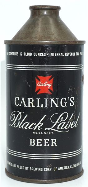  Carlings Black Label Beer cone top - 156-29