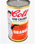  Cott Low Calorie Orange Soda Pre Zip Code Flat Top.