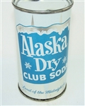  Alaska Dry Club Soda Pre Zip Code Flat Top.