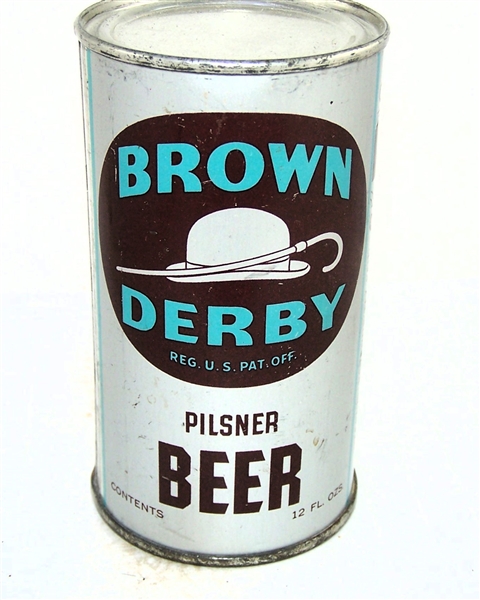  Brown Derby Pilsner Opening Instruction Can, USBC-OI 129