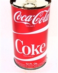  Coca-Cola (Metallic Red) Foil Label Juice Top Test Can, Rare!