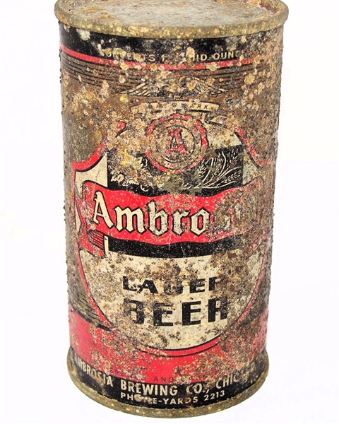  Ambrosia Lager Opening Instruction Flat Top, USBC-OI 37